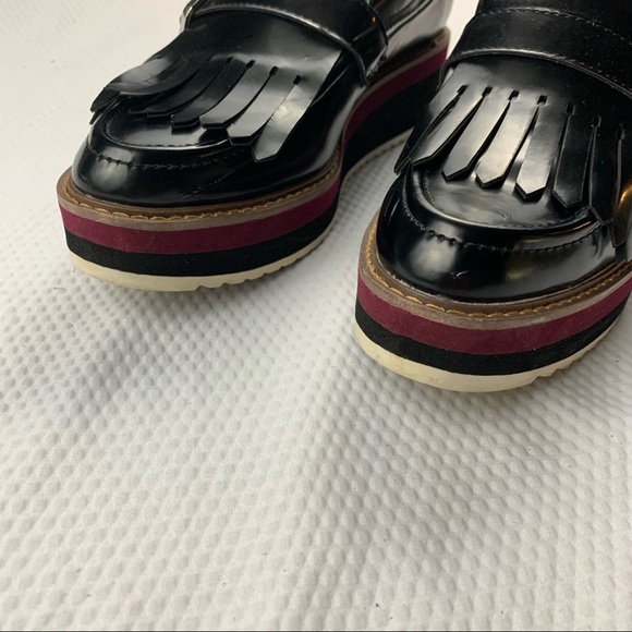 ZARA platform loafer with fringe - Picture 5 of 14